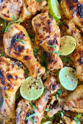 spicy Greek yogurt marinated legs