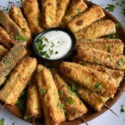 crunchy zucchini pops