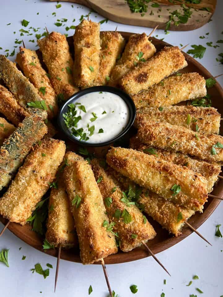 crunchy zucchini pops