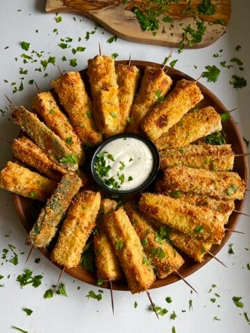 crunchy zucchini pops
