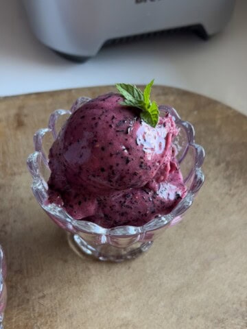 blueberry sorbet