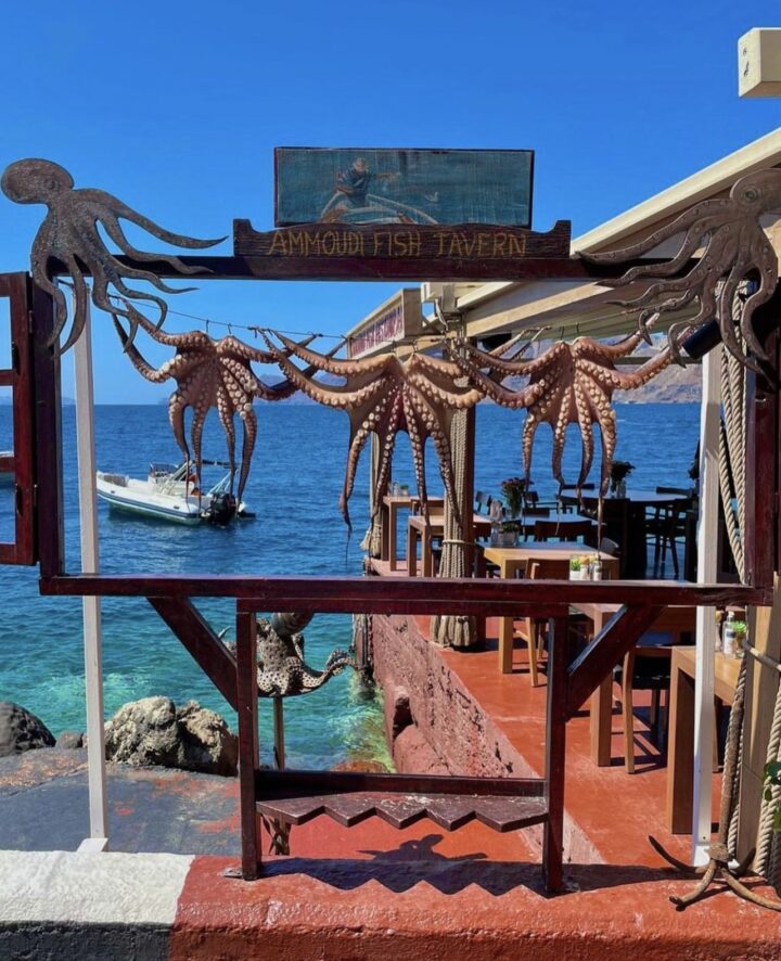 santorini hanging octopus