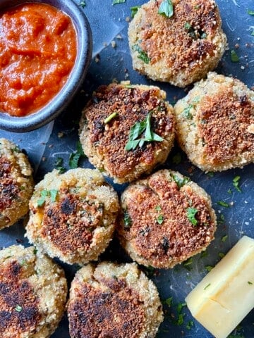 greek eggplant meatballs