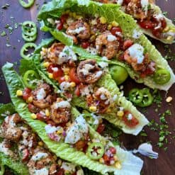 low carb shrimp tacos