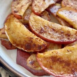 baked apple slices