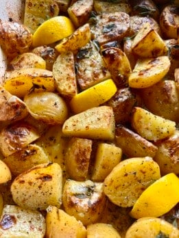 greek lemon potatoes
