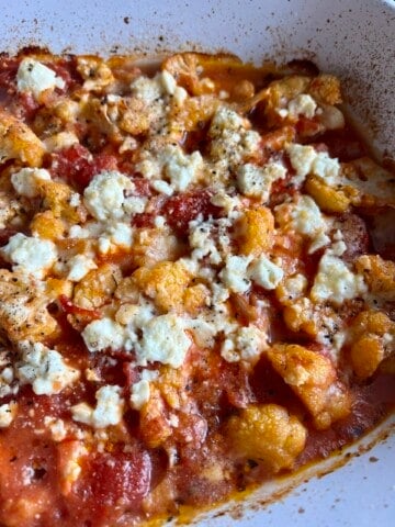 Greek Tomato Feta Cauliflower