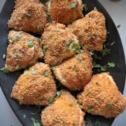 crispy baked chicken thighs