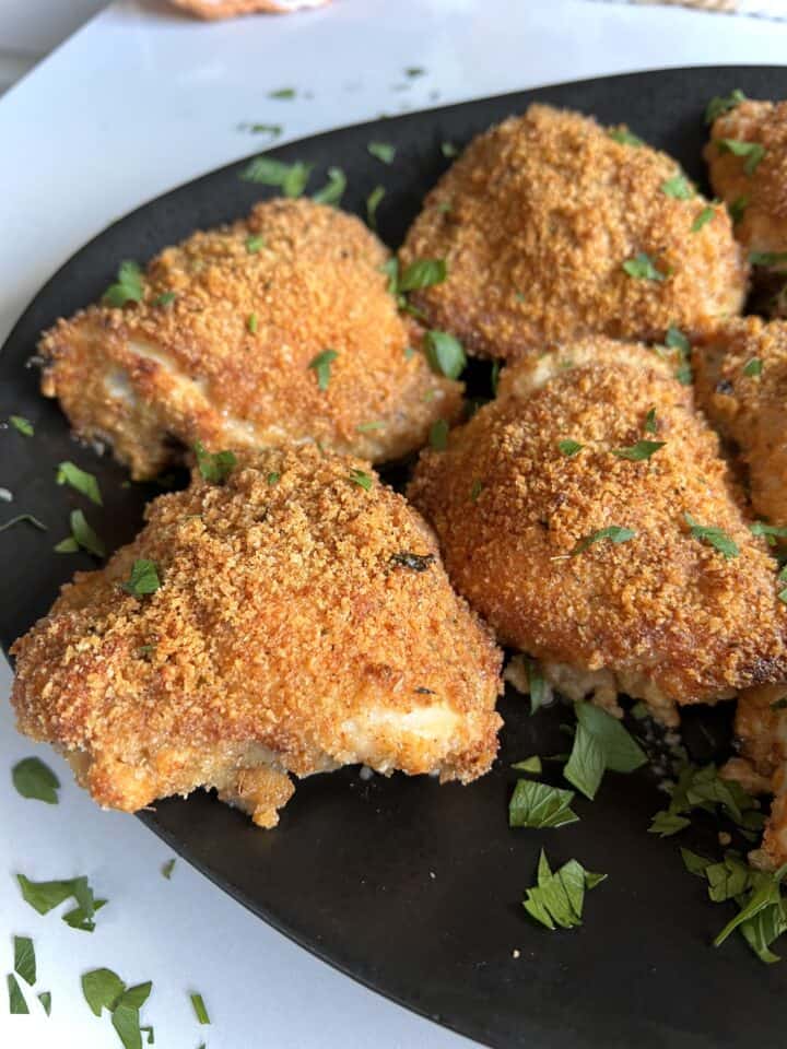 crispy baked chicken thighs