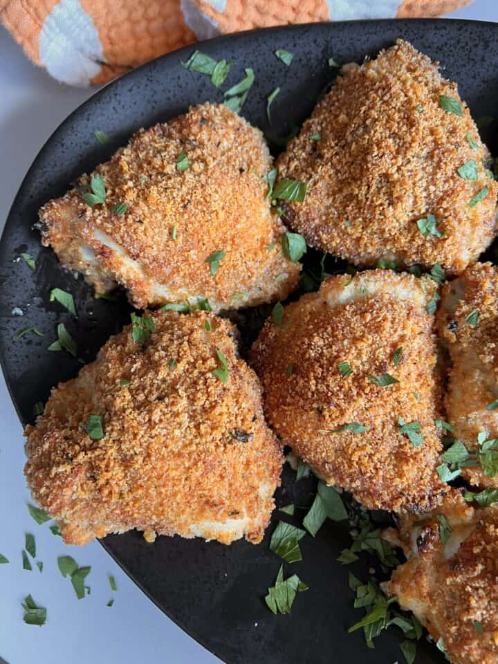 crispy baked chicken thighs