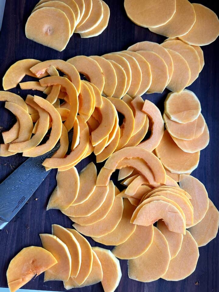 crispy baked butternut squash strips