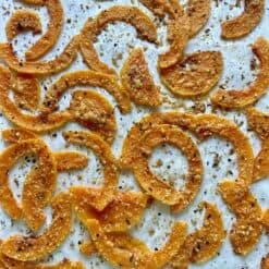 crispy butternut squash strips