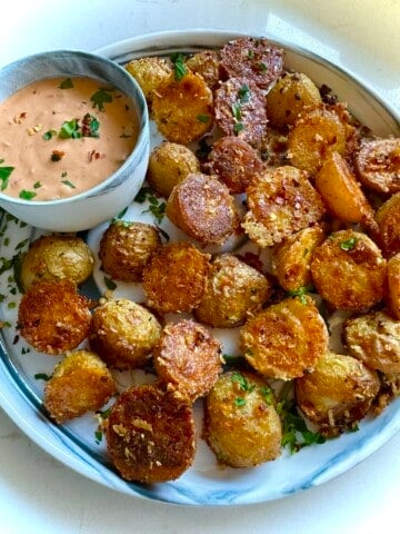 crispy parmesan potatoes