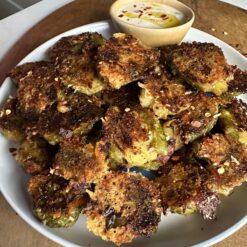 crispy smashed brussel sprouts