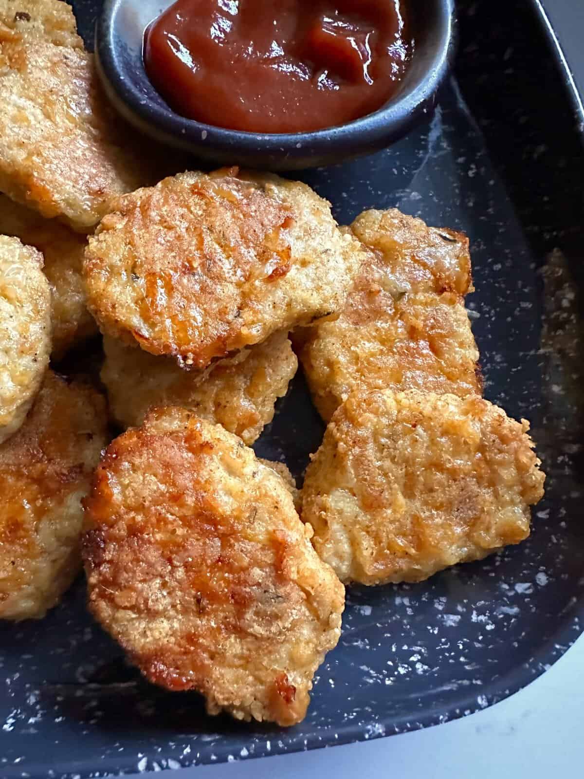 Low Carb Chicken Nuggets - Hungry Happens