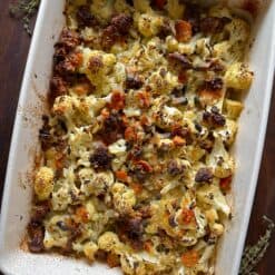 cauliflower stuffing low carb