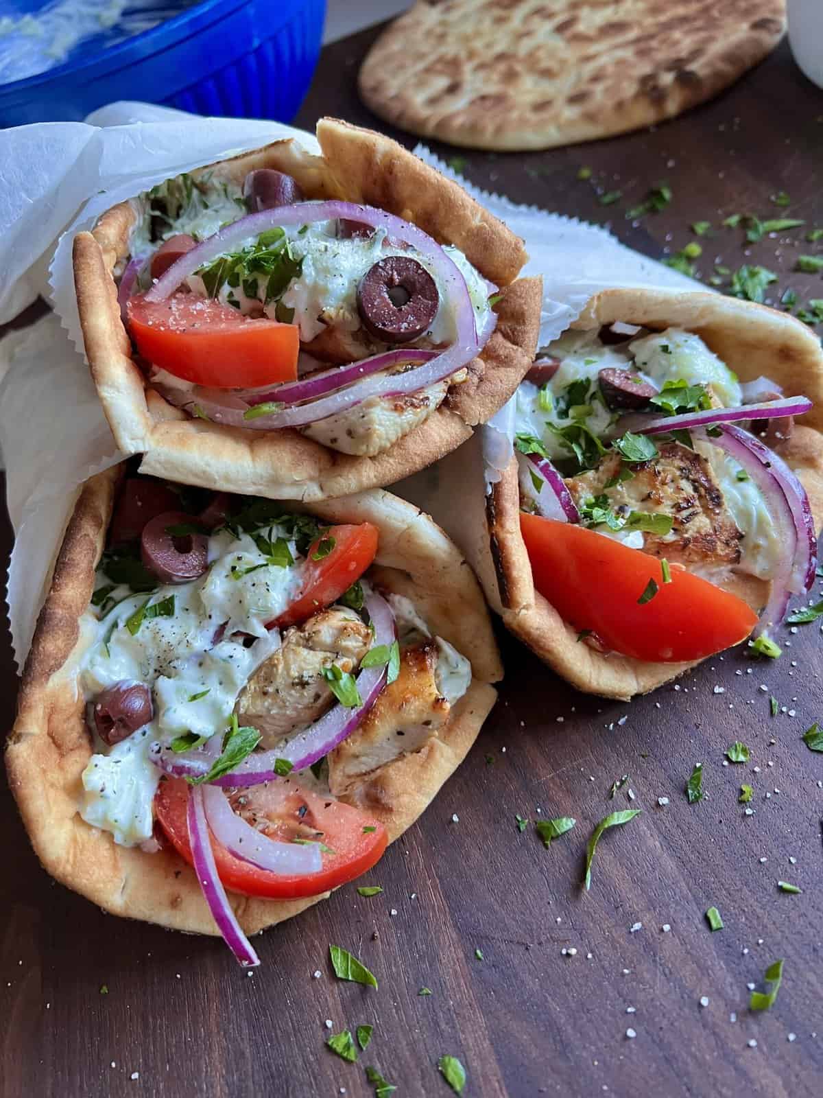 Chicken Gyros - Two Peas & Their Pod