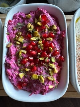 Pink Tzatziki 3 Greek Dips