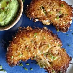 crispy parmesan cauliflower steaks