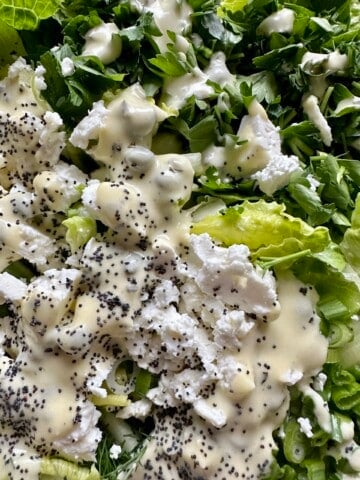 creamy prasini salata