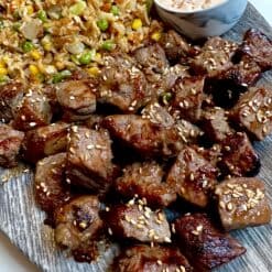 hibachi steak and fried rice