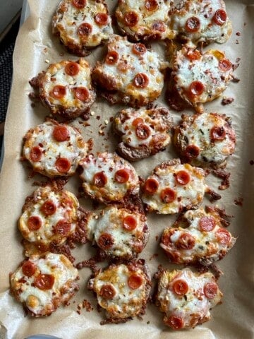 pizza smashed potatoes
