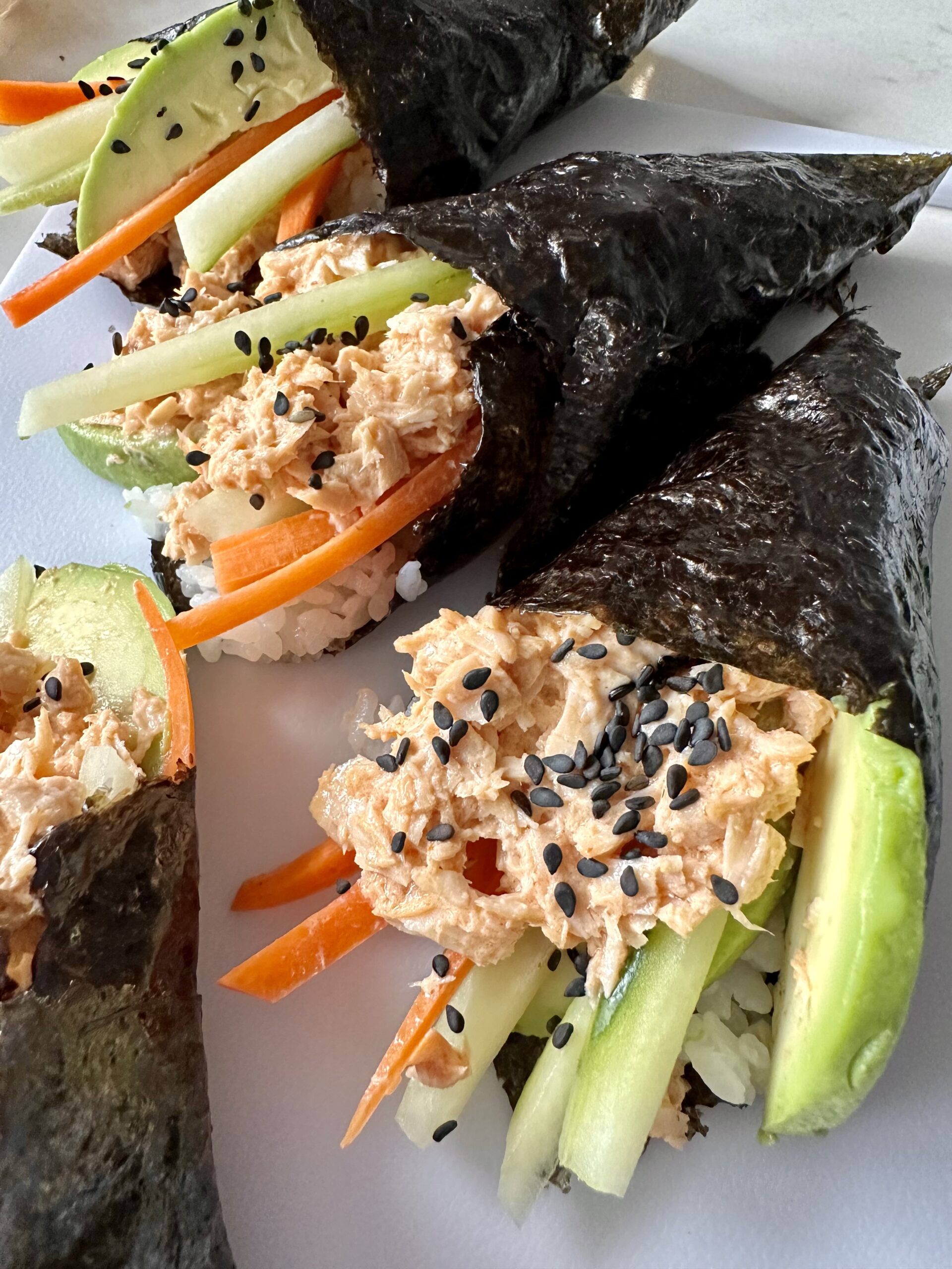 Spicy Tuna Salad Sushi Roll