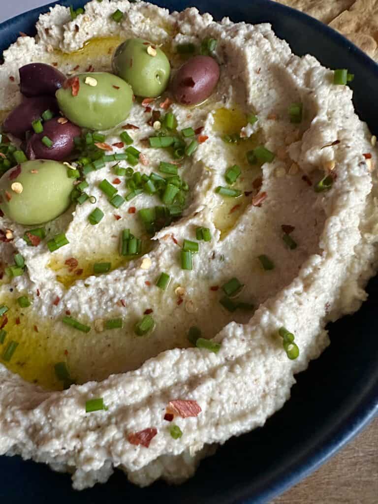 Roasted Cauliflower and Feta Dip - Hungry Happens