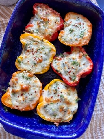 spanakopita stuffed peppers