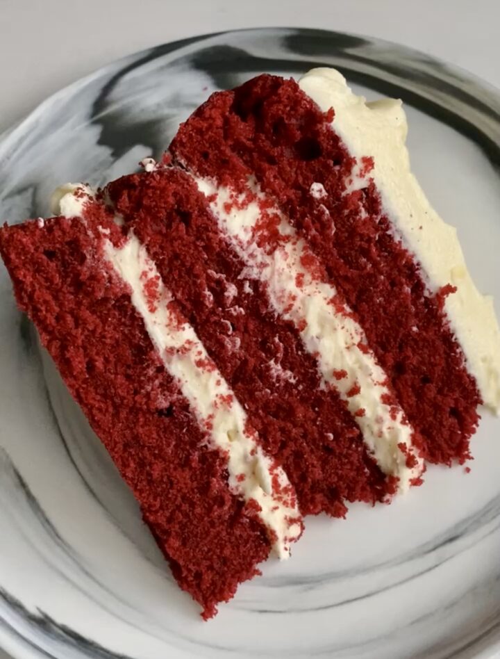 red velvet cake cream cheese frosting