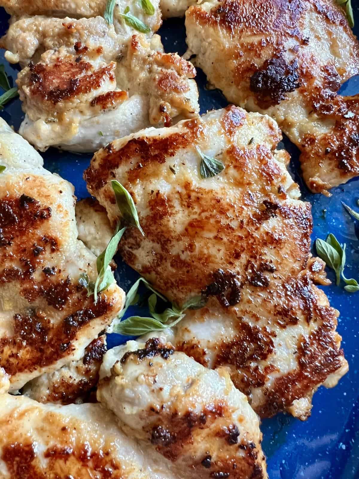Easy Skillet Greek Chicken Thighs-image