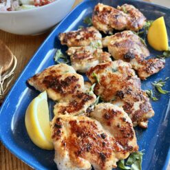 easy greek chicken thighs
