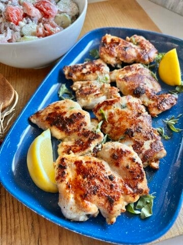 easy greek chicken thighs