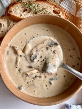 easy creamy mushroom soup