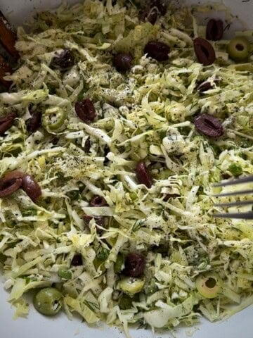 greek cabbage salad