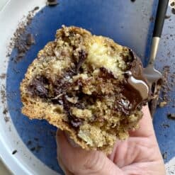 banana chocolate chunk cake