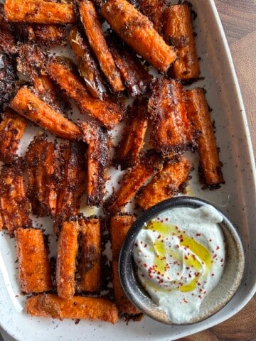 crispy parmesan carrot sticks