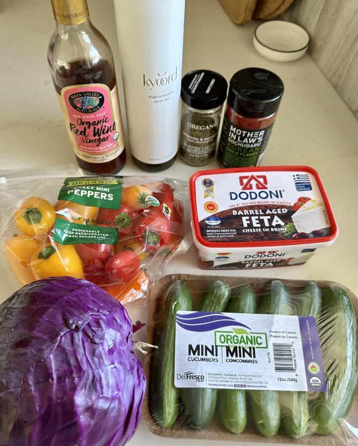 spicy crunch salad ingredients