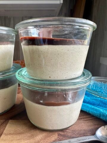Greek yogurt peanut butter pudding