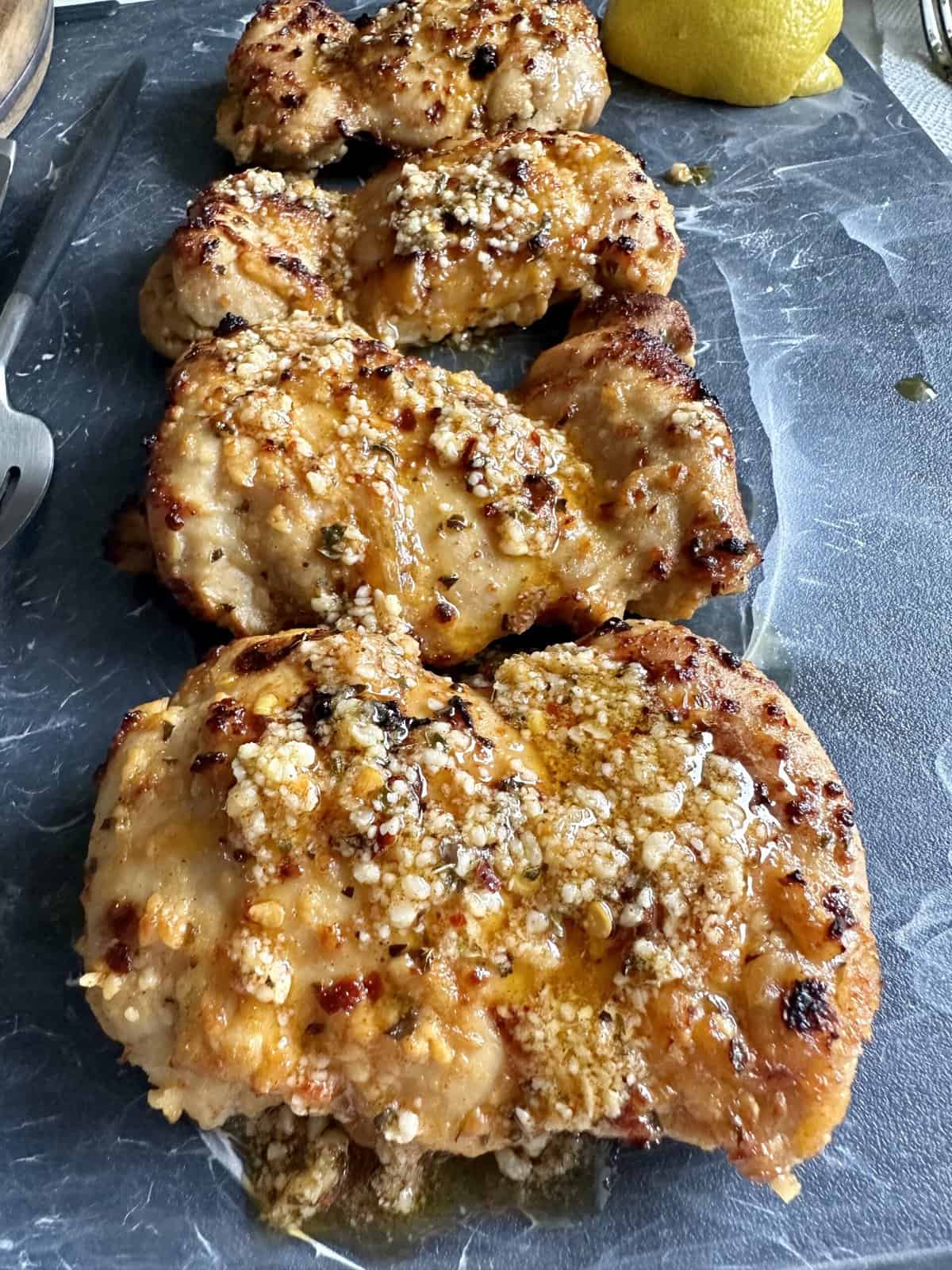 Easy Lemon Garlic Parmesan Chicken Recipe Hungry Happens