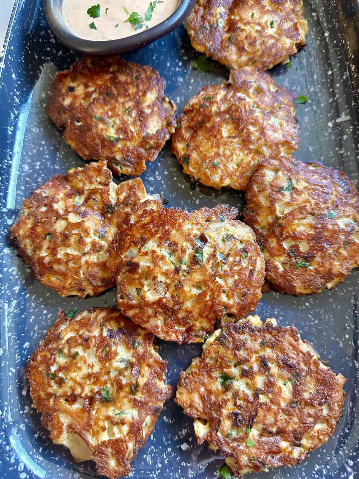 Tuna Melt Fritters (Low Carb) - Hungry Happens