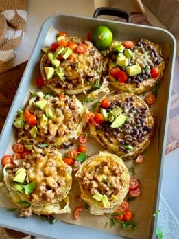 loaded taco cabbage steaks