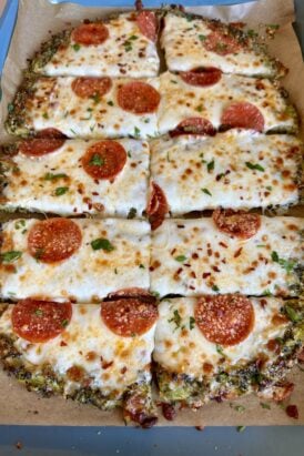 broccoli crust pizza
