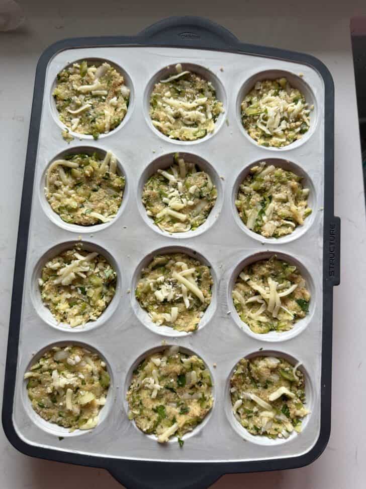 easy cheesy zucchini bites