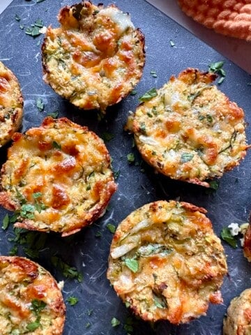 cheesy zucchini bites