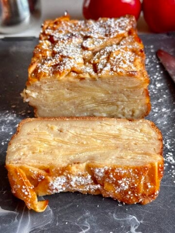 invisible apple cake