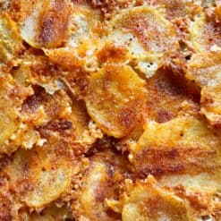 crispy parmesan potato chips