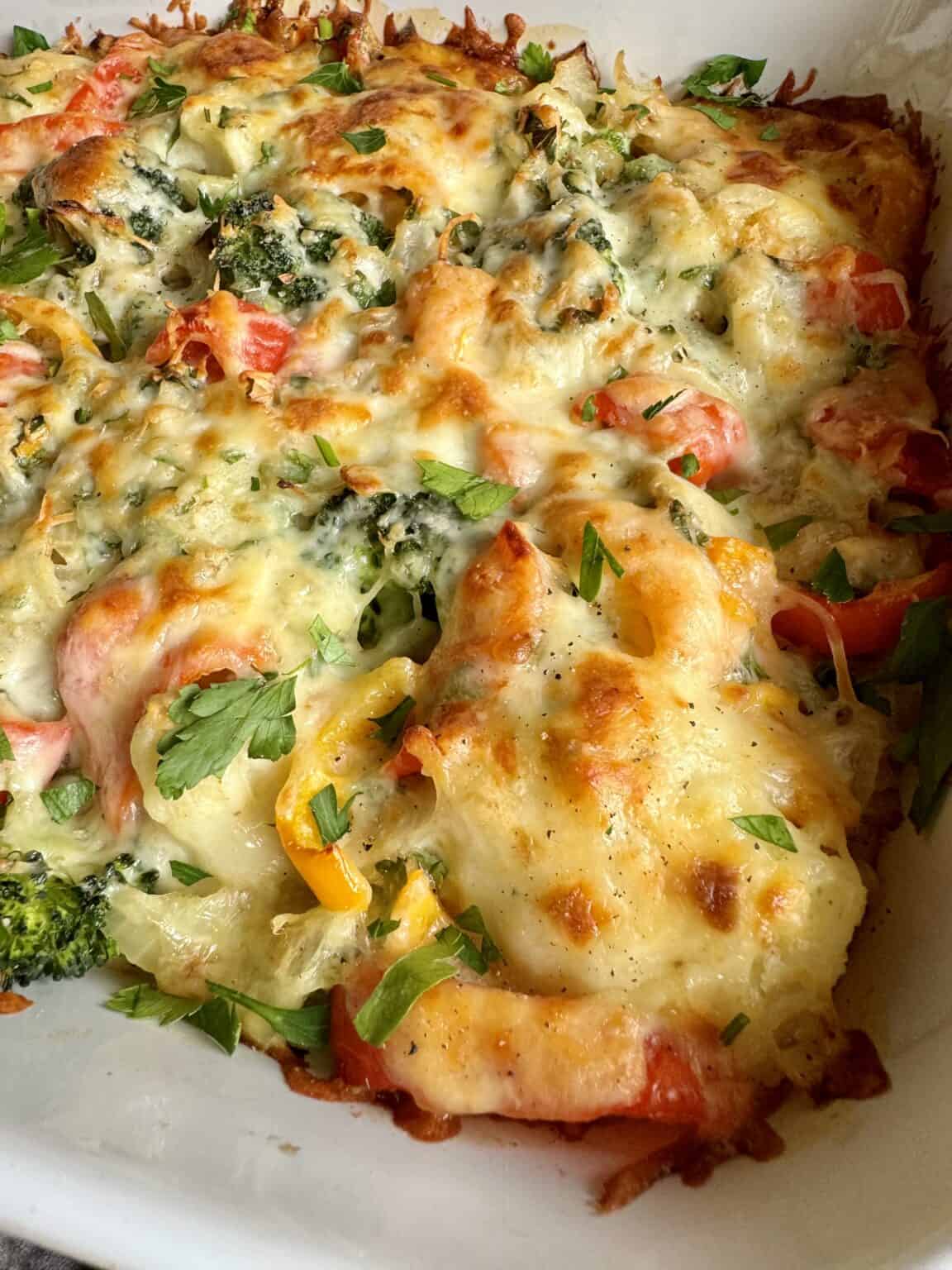 Easy Vegetable Bake - Hungry Happens