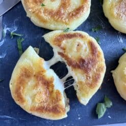 Cheese Stuffed Potato Cakes