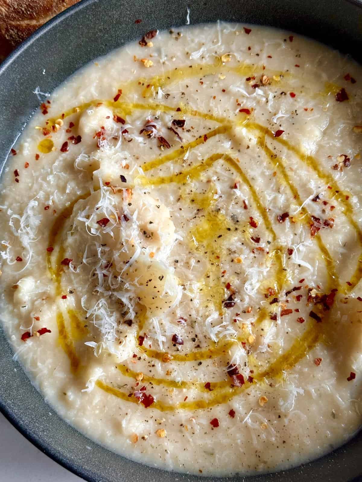 Easy Cauliflower White Bean Soup Hungry Happens